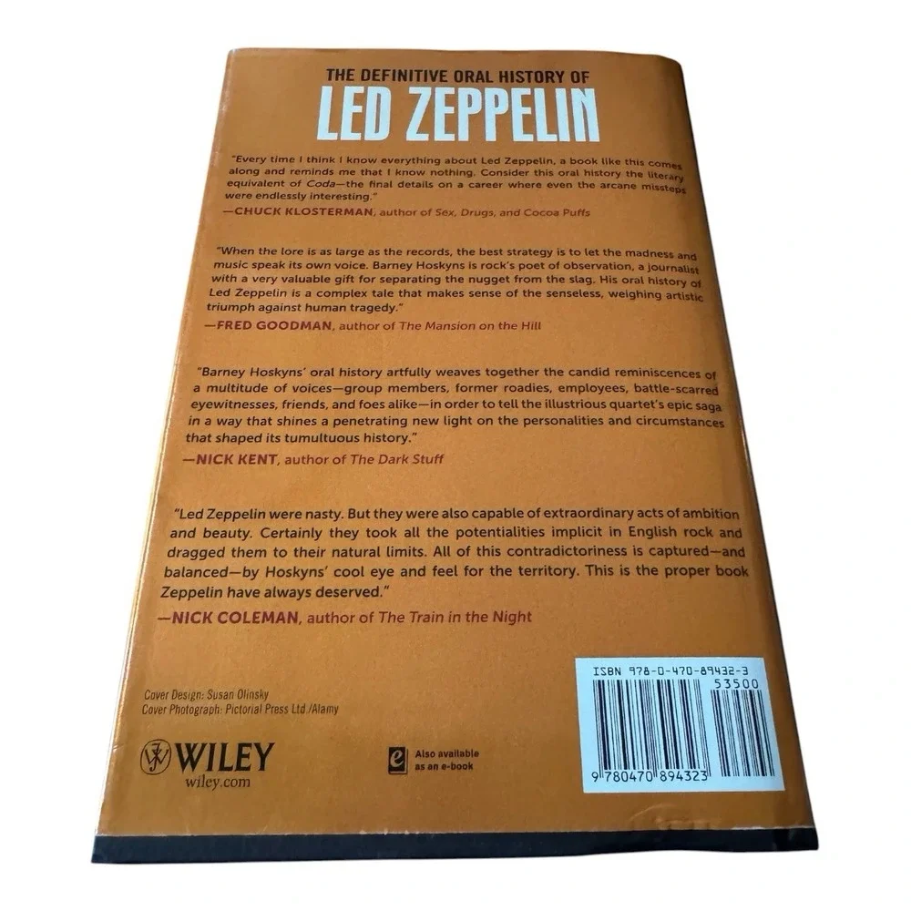 Led Zeppelin The Oral History of the World's Greatest Rock Band HC 2012 Hoskyns